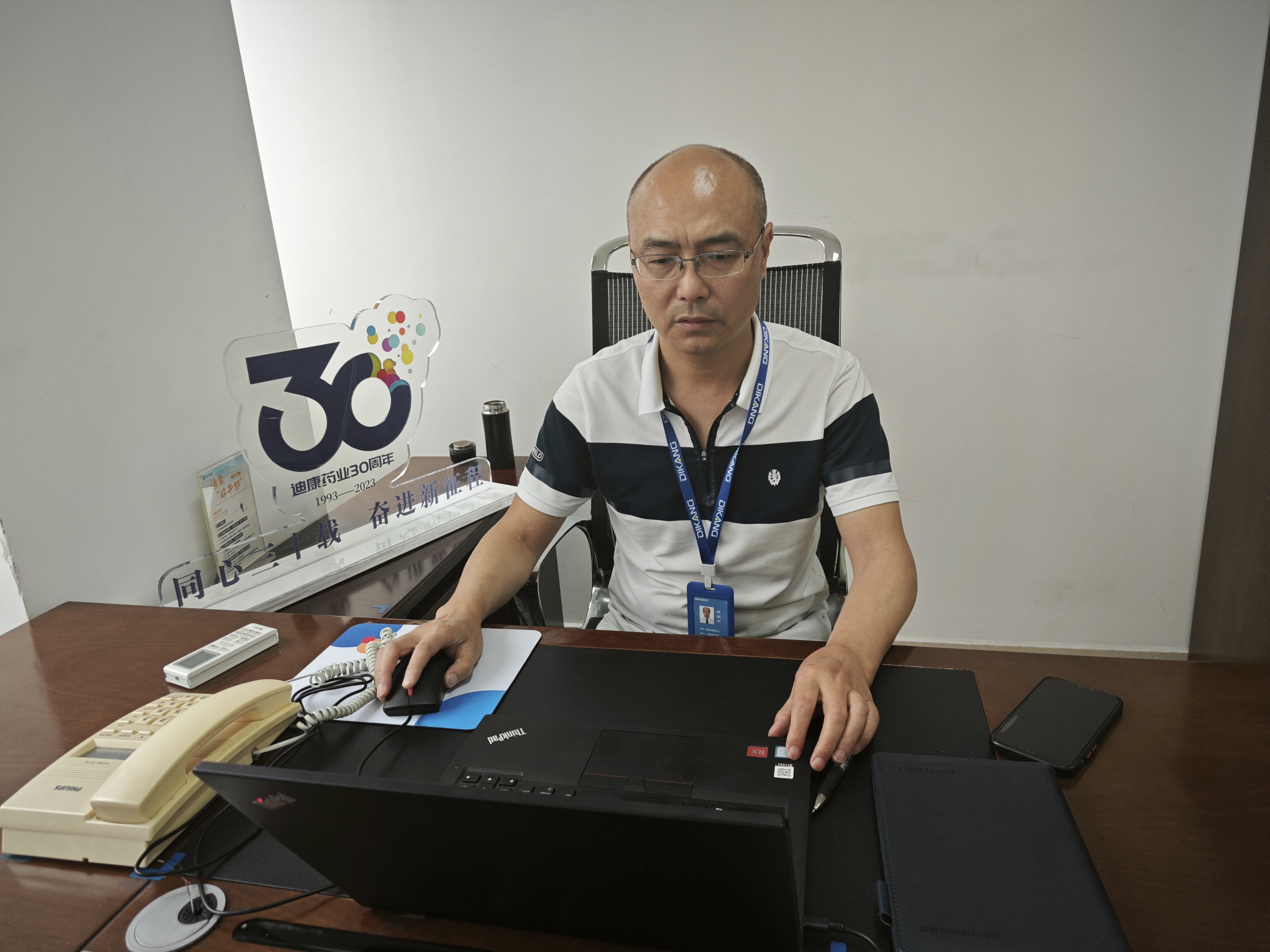 【c7平台（中国）体育官方网站30周年人物专访】同心30载 同行迪康人——（九）张爱军：严把质量关 守护迪康“良心制造”